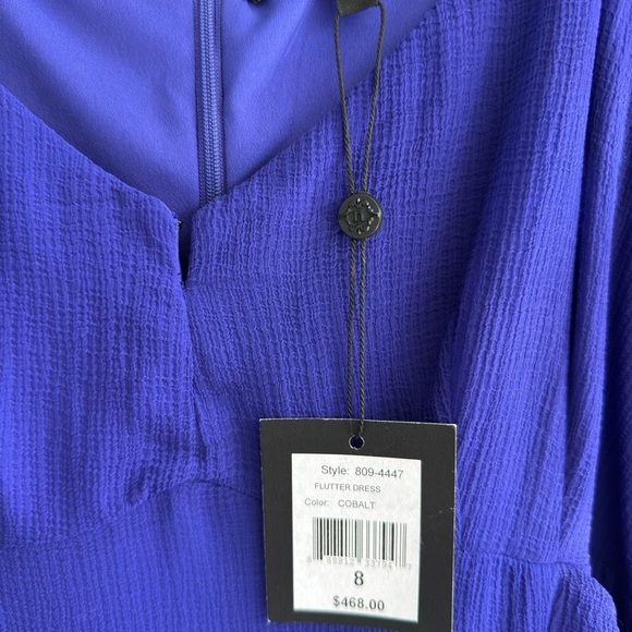 Nanette Lepore Flutter Dress in Cobalt - Picture 11 of 13